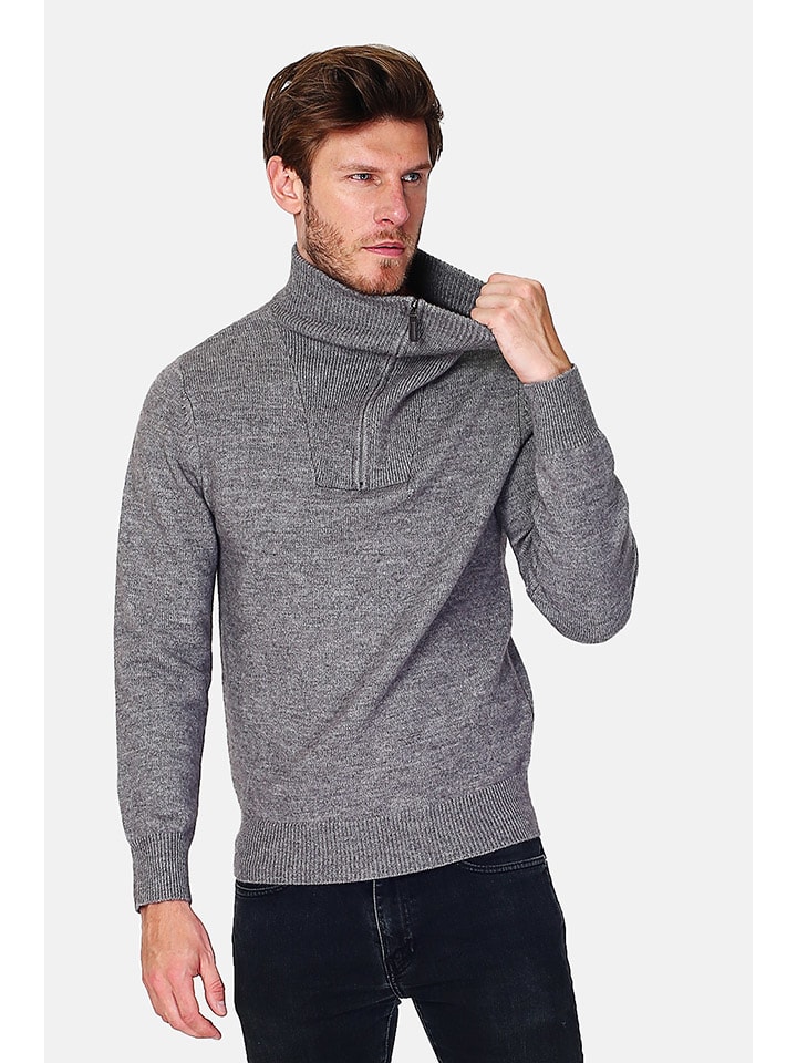 William de Faye Pullover in Grau günstig kaufen