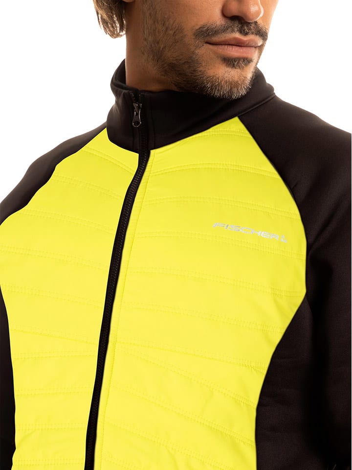 Fischer Hybridjacke in Gelb/ Schwarz günstig kaufen