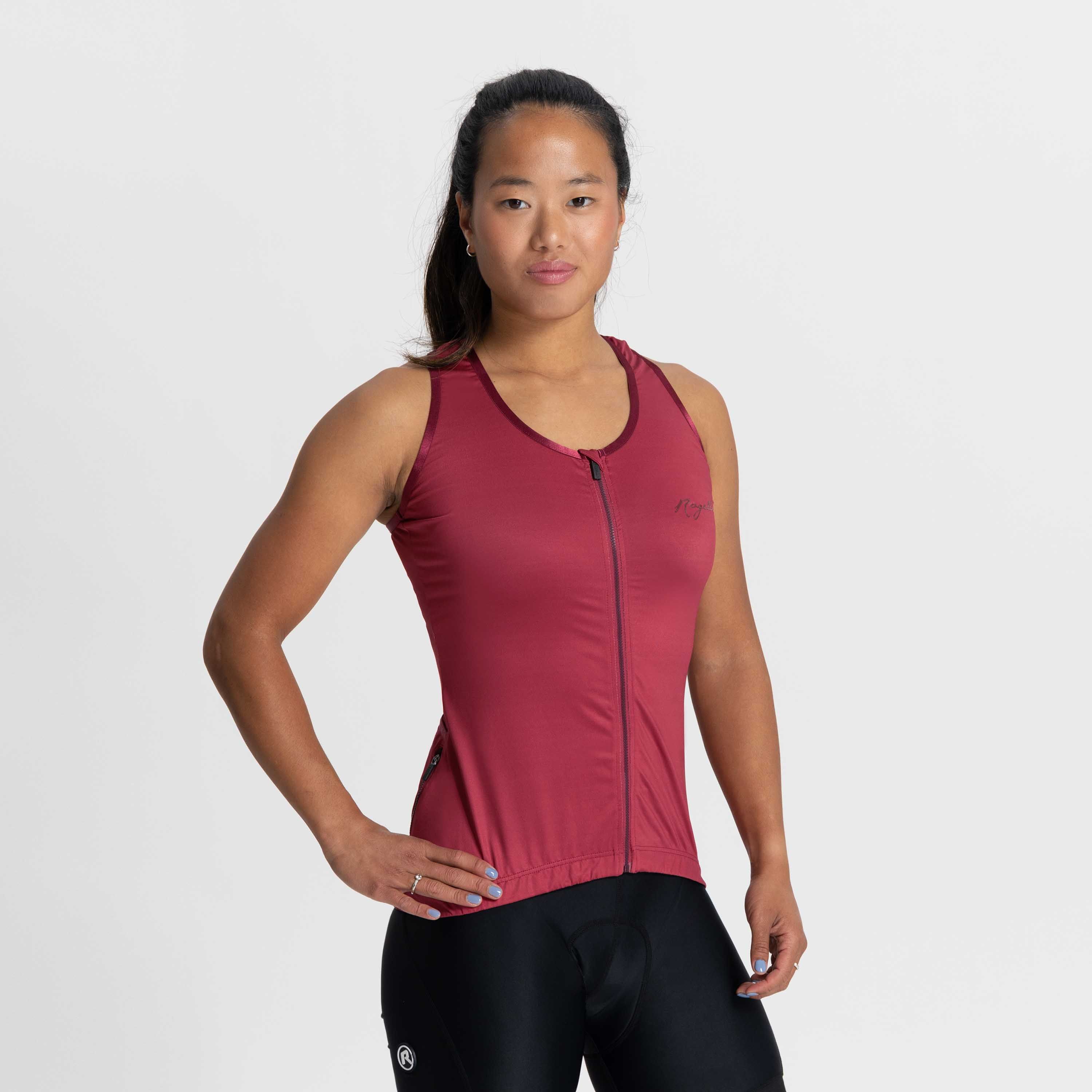 Rogelli Abbey Rosa Damen Radtrikot Kurzarm