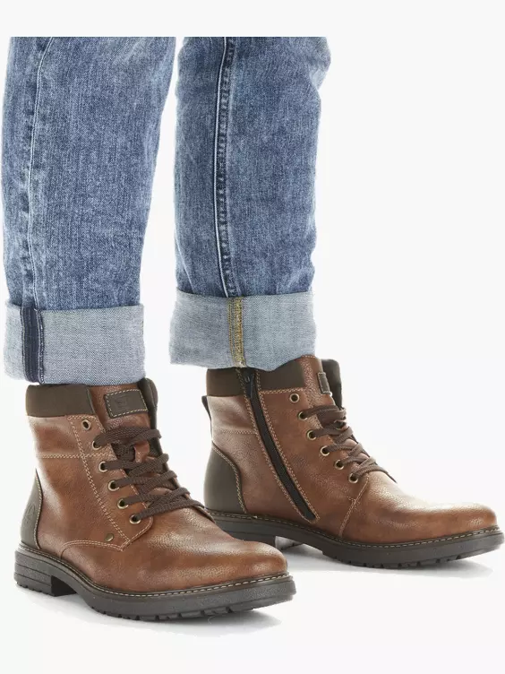 Rieker Herren Schnürstiefel