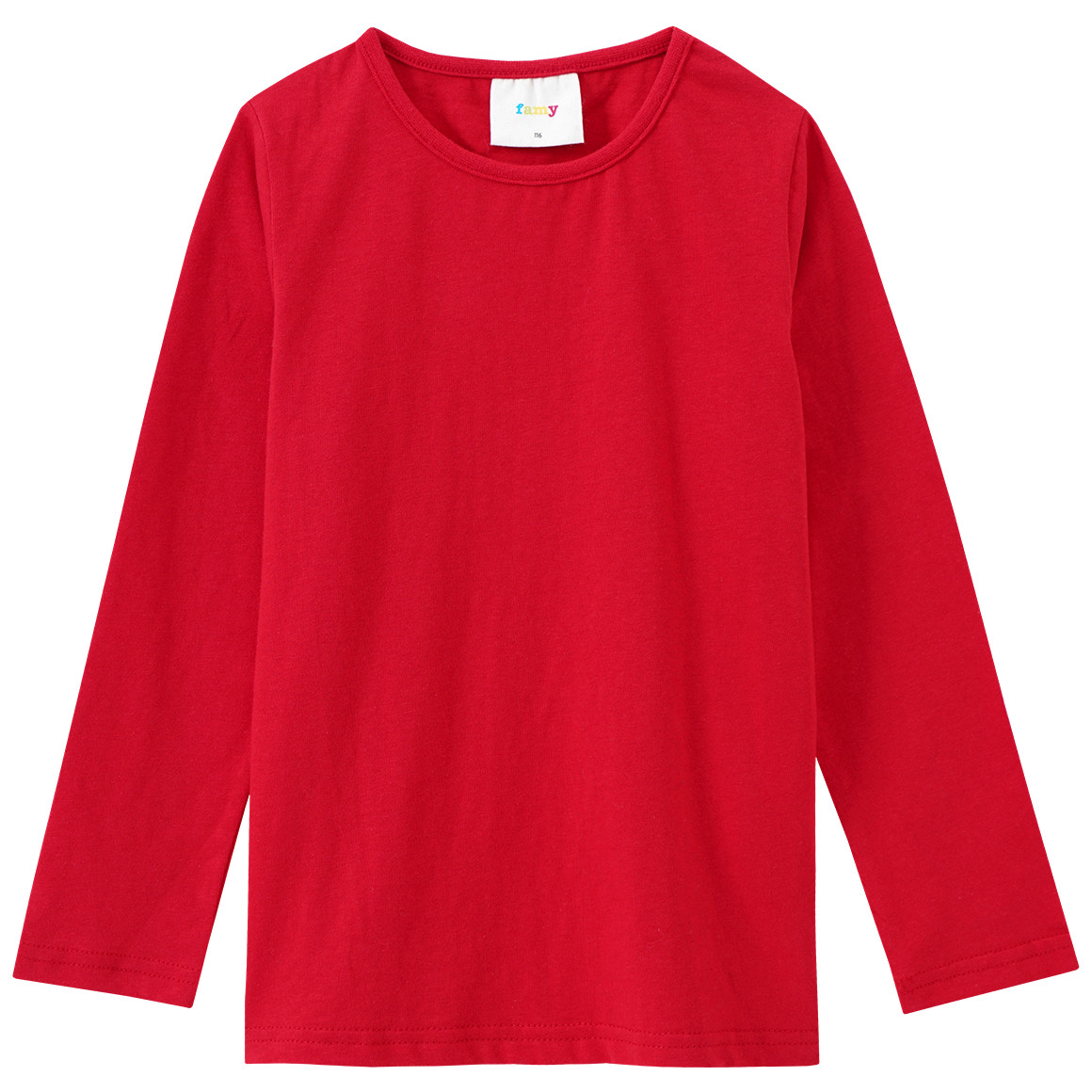 Mädchen Weihnachtskleid und Langarmshirt dunkelgrün / rot
