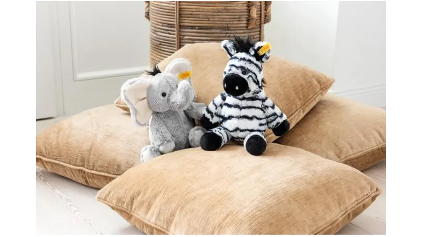 Steiff - 069109 Soft Cuddly Friends Zora Zebra, 30 cm