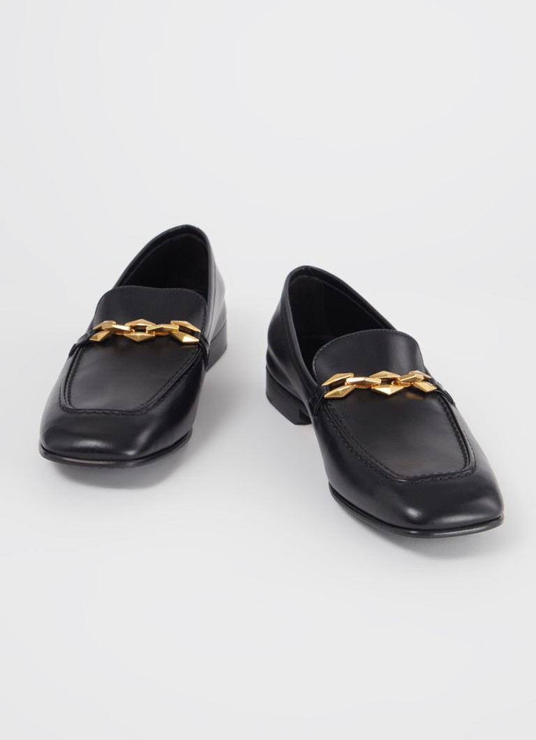 Jimmy Choo DIAMOND TILDA LOAFER -vasikkanahkaiset nilkkurit
