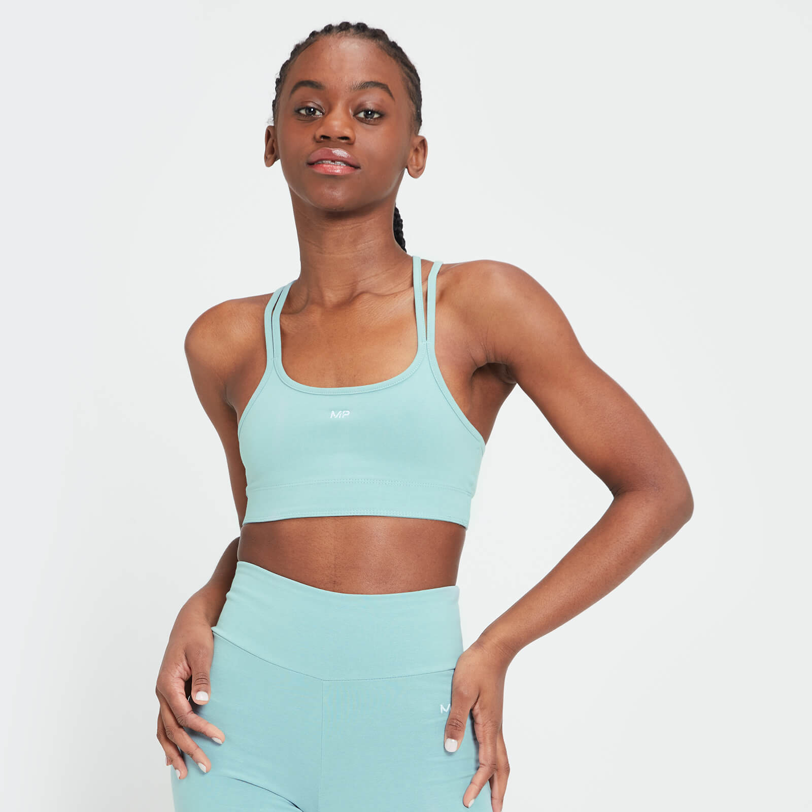 Brassière en jersey MP pour femmes – Bleu glacé