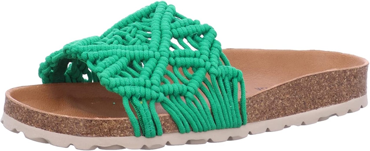 VERBENAS Komfort Sandalen grün VERDE