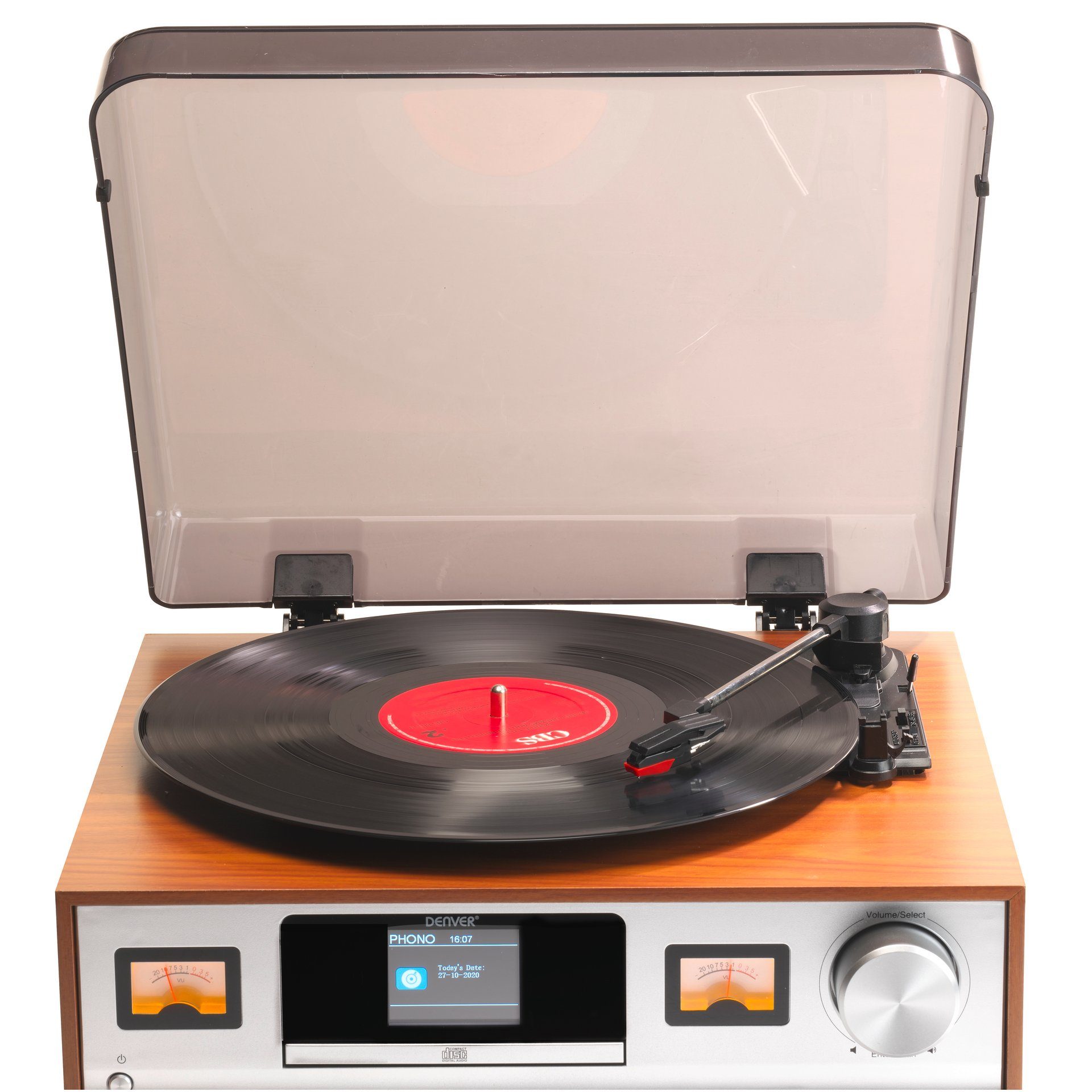 Denver Denver Retro Musiksystem MRD-52 LIGHTWOOD Plattenspieler