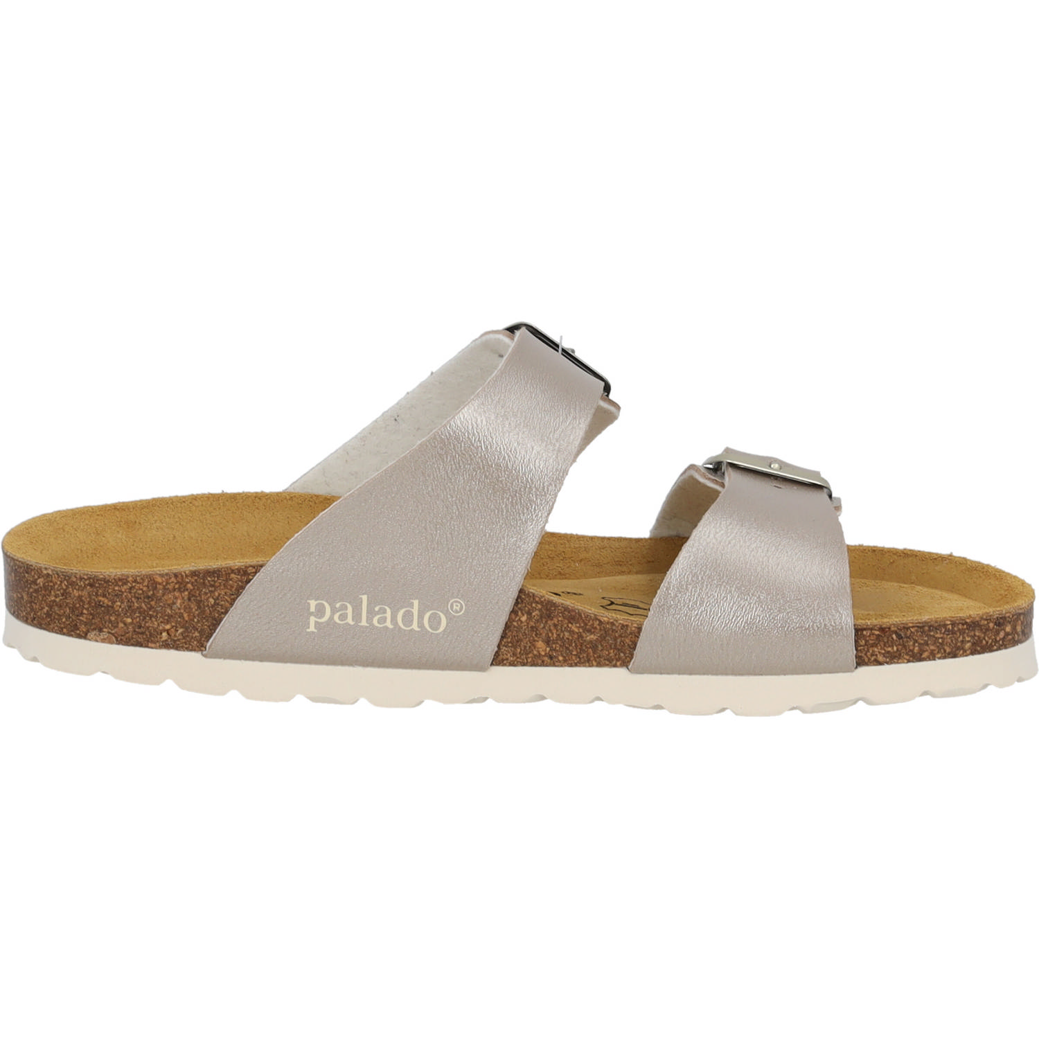 Palado Samos PF, Pantoletten, Damen, Beige Metallic
