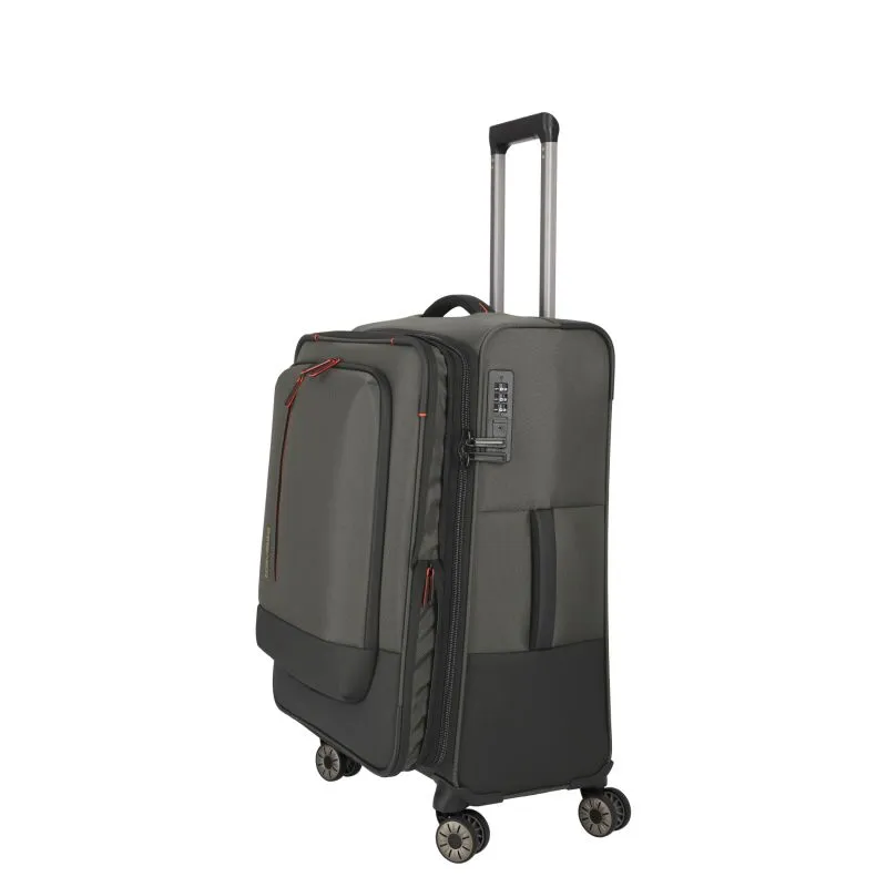 Travelite CROSSLITE Trolley M (66 cm) - Oliv