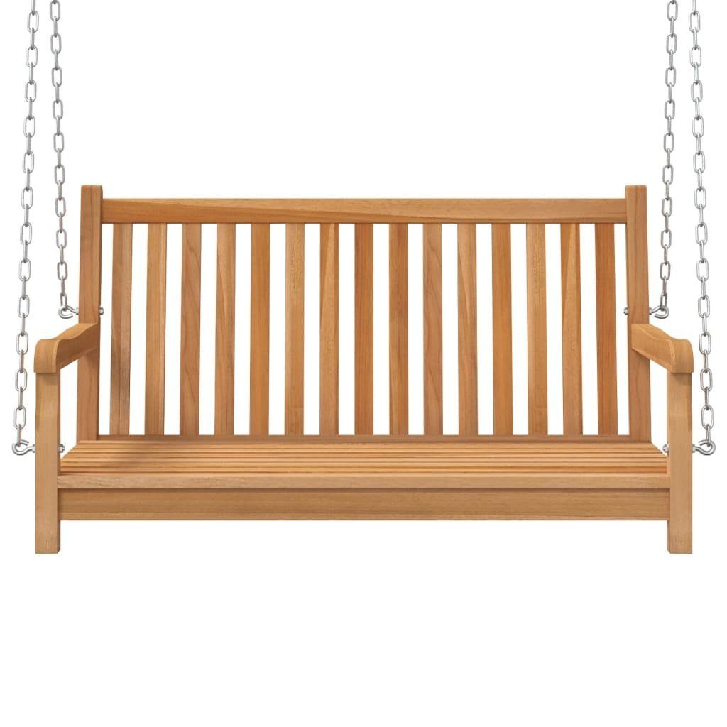 vidaXL Hollywoodschaukel Hollywoodschaukel Massivholz Teak 114x60x64 cm, 1 tlg.
