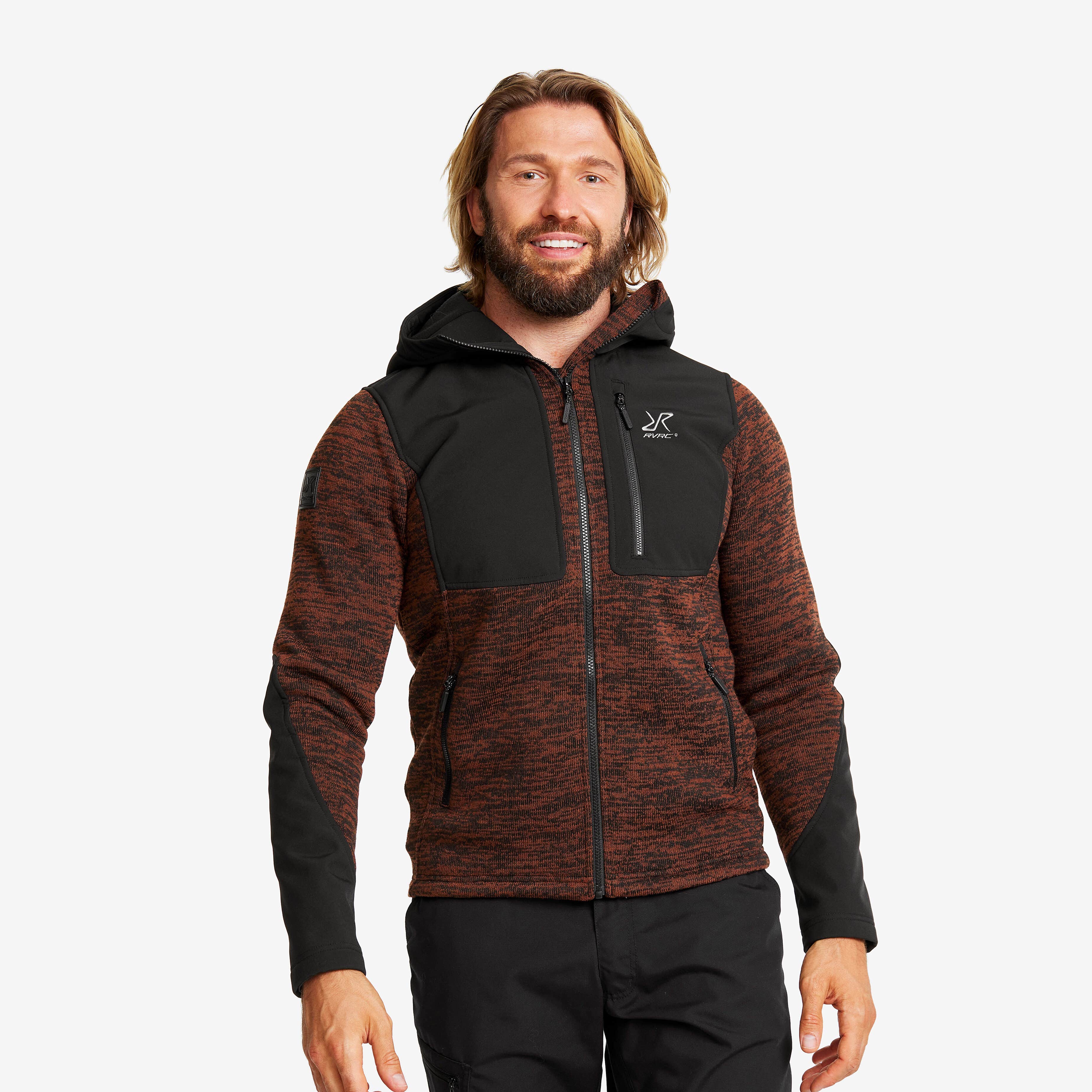 Wander Pro Wool Hoodie Homme Smoked Paprika
