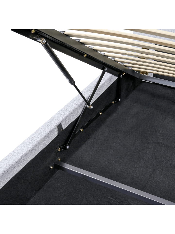 Beliani Doppelbett BLAGNAC in Grau - (W) 180 x (H) 98 x (L) 228 cm günstig kaufen onesize