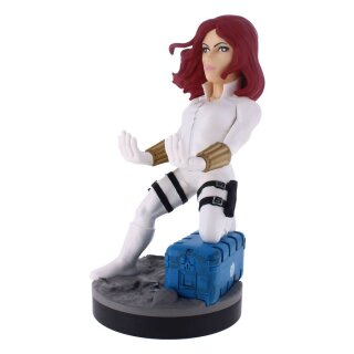 ** % SALE % ** Marvel Cable Guy Black Widow White Suit 20 cm