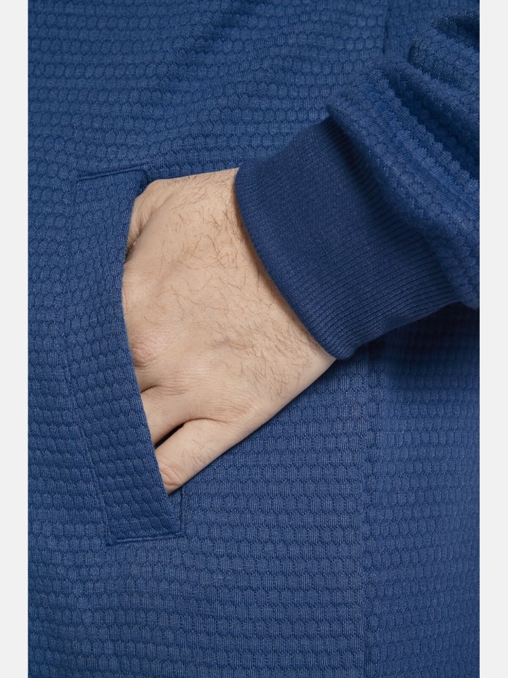 Charles Colby Sweatjacke DUKE TREY in royal blau günstig kaufen
