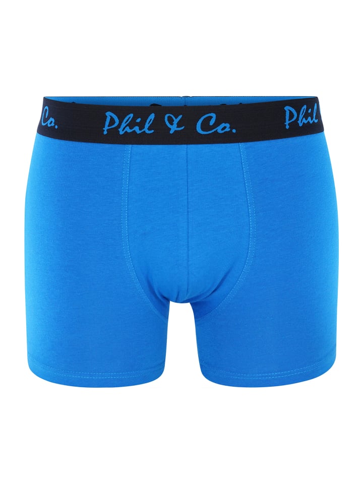 Phil & Co. Berlin  Retro Pants Jersey in schwarz-blau günstig kaufen