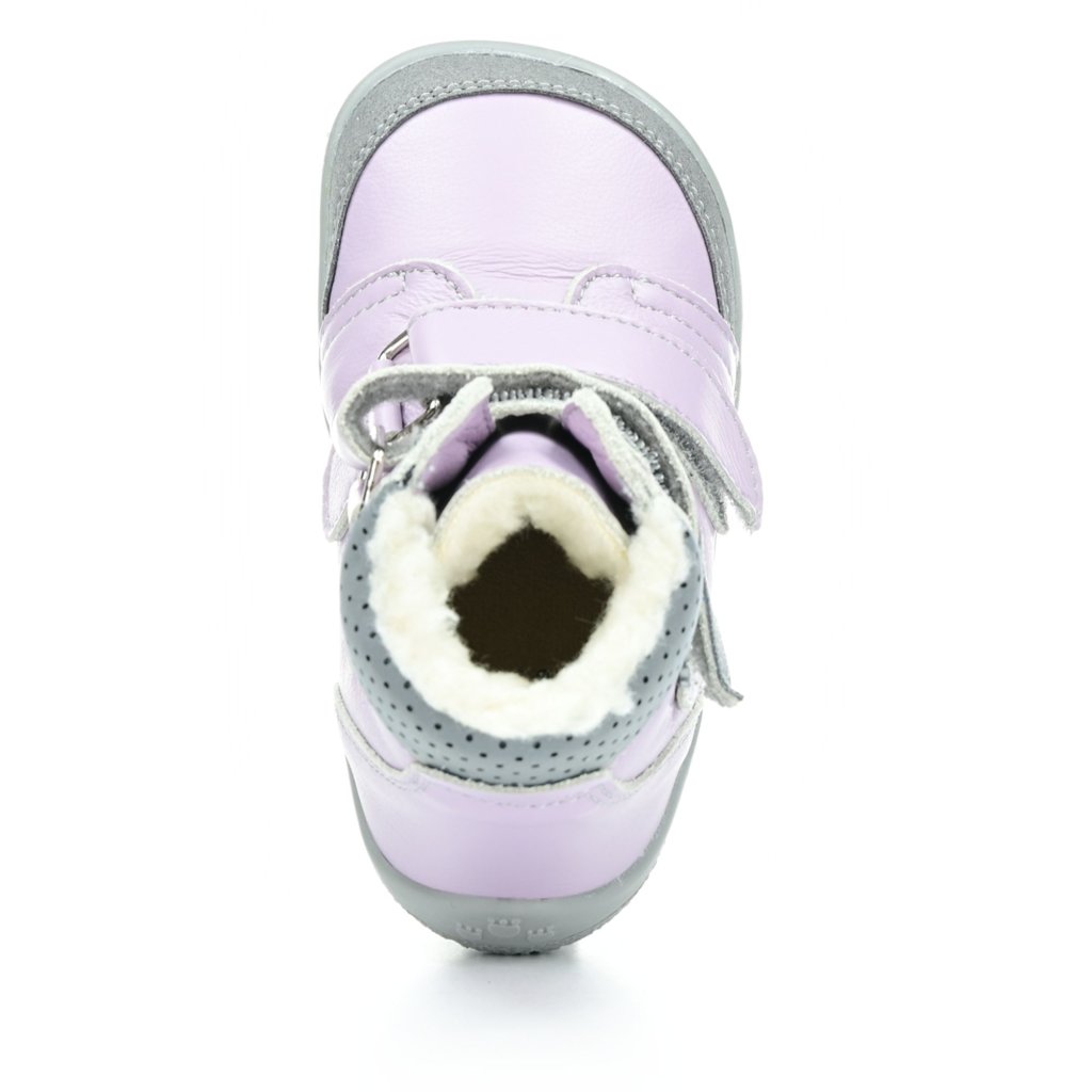 Beda Jasmine (BF 0004/W/SO/MK) lila Winter-Barfußstiefeletten