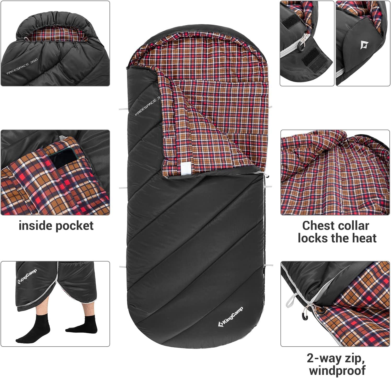 KingCamp Freespace 350 XL Schlafsack