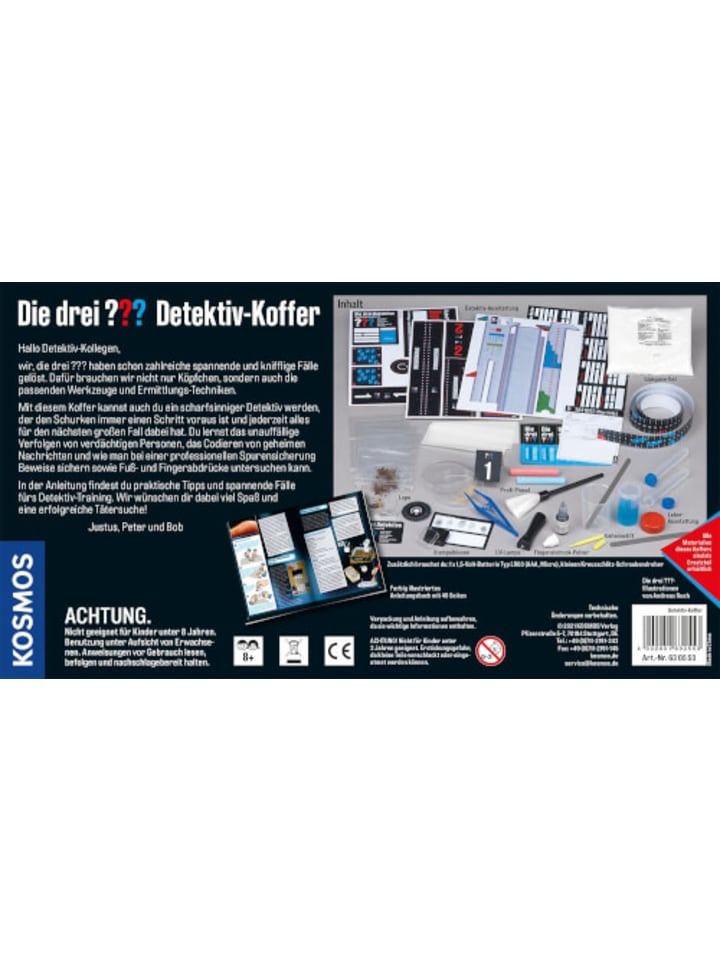 Kosmos Experimentierkasten Die drei ??? Detektiv-Koffer - 8-12 Jahre günstig kaufen onesize