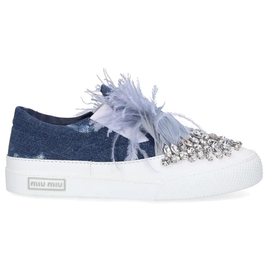 Miu Miu - Sneaker low Denim - blau