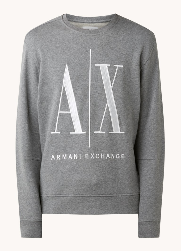 Maglione Armani Exchange con logo ricamato