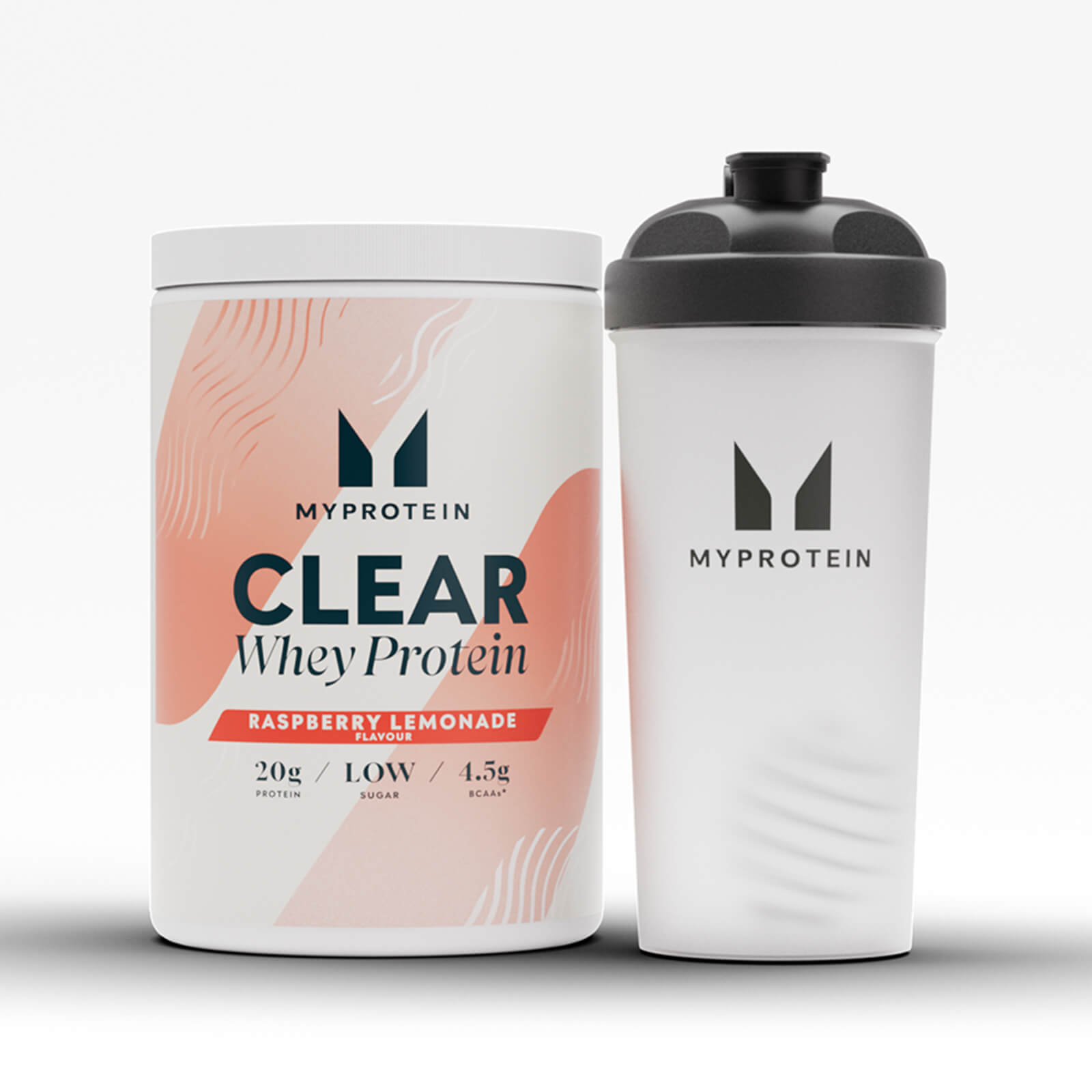 Clear Protein Starter Bundle, Raspberry Lemonade + Shaker