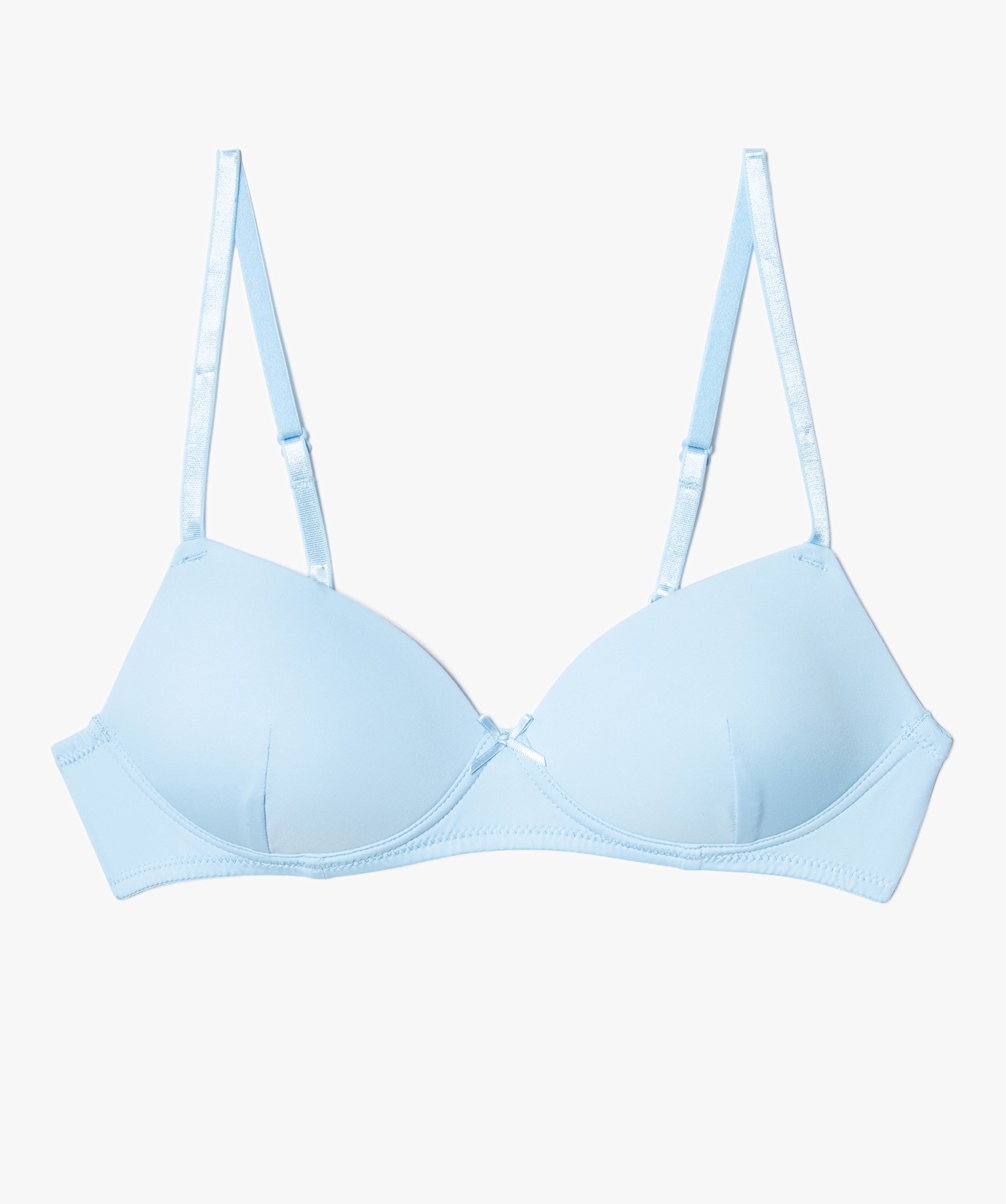 Soutien-gorge fille avec bretelles modulables bleu | GEMO