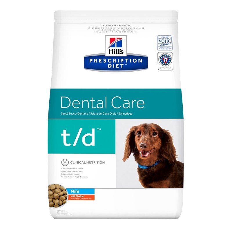 Hill's Zähne Hill's Prescription Diet Dental Care Mini t/d 3kg