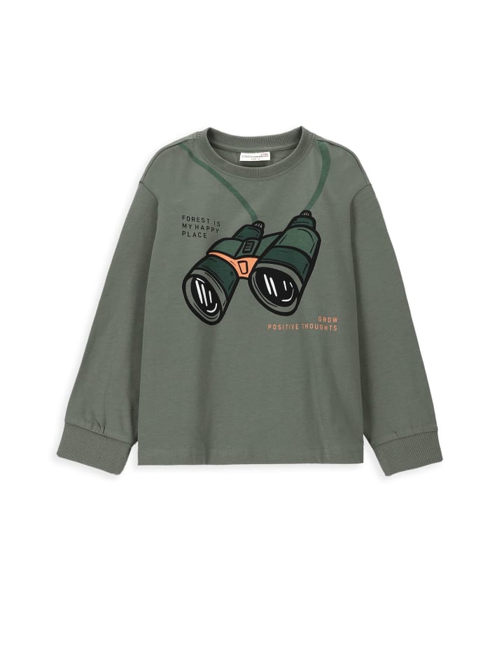 Coccodrillo T-shirt mit langen Ärmeln in khaki günstig kaufen
