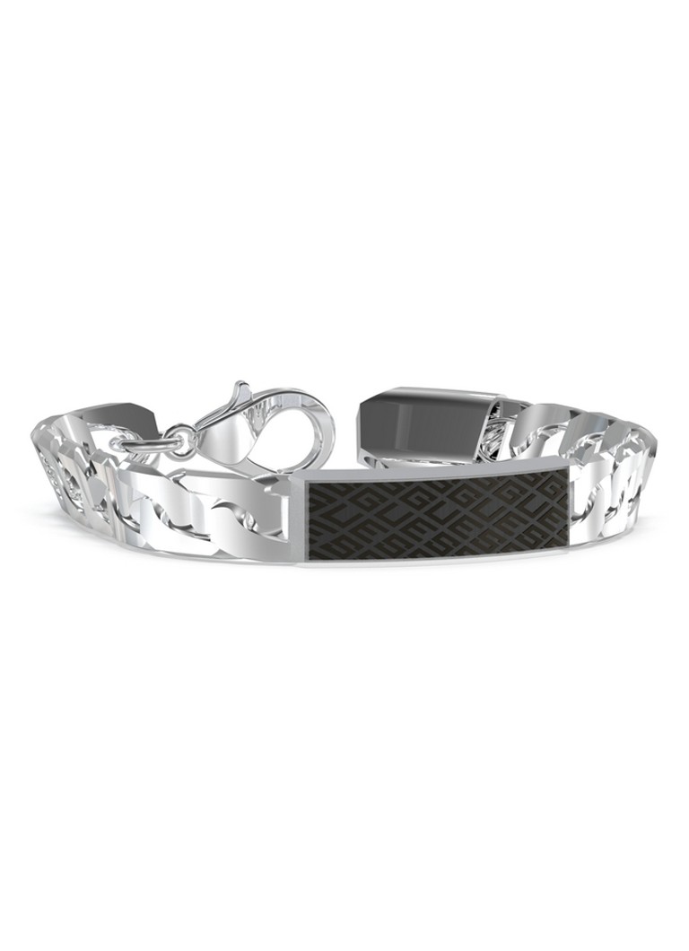 GUESS Link rokassprādze ar logotipu JUXB03224JWSTBKS