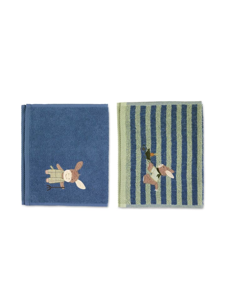 Sterntaler Kinderhandtuch 2er-Pack ESEL Emmilius in mittelblau günstig kaufen onesize