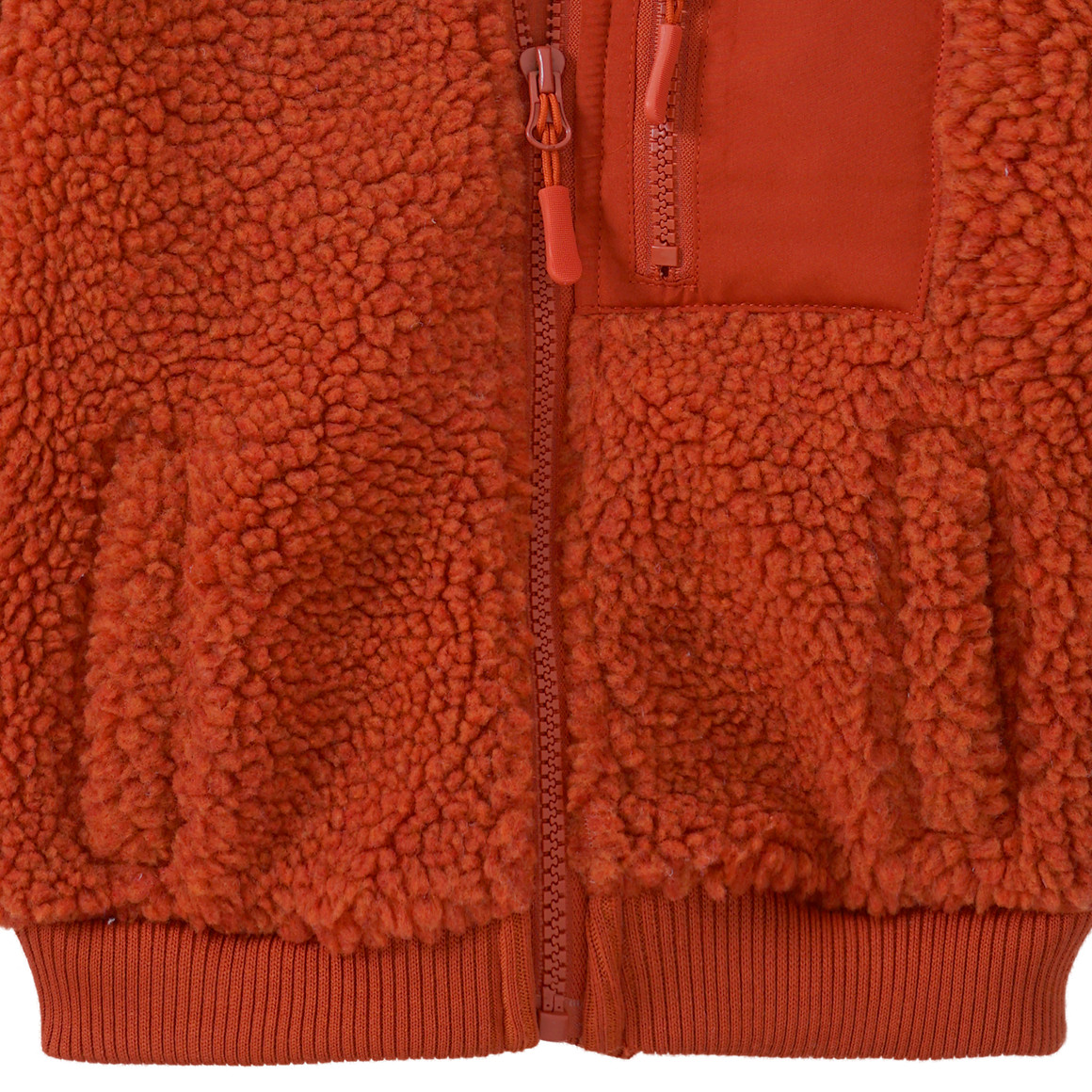 Jungen Jacke aus Teddyfleece