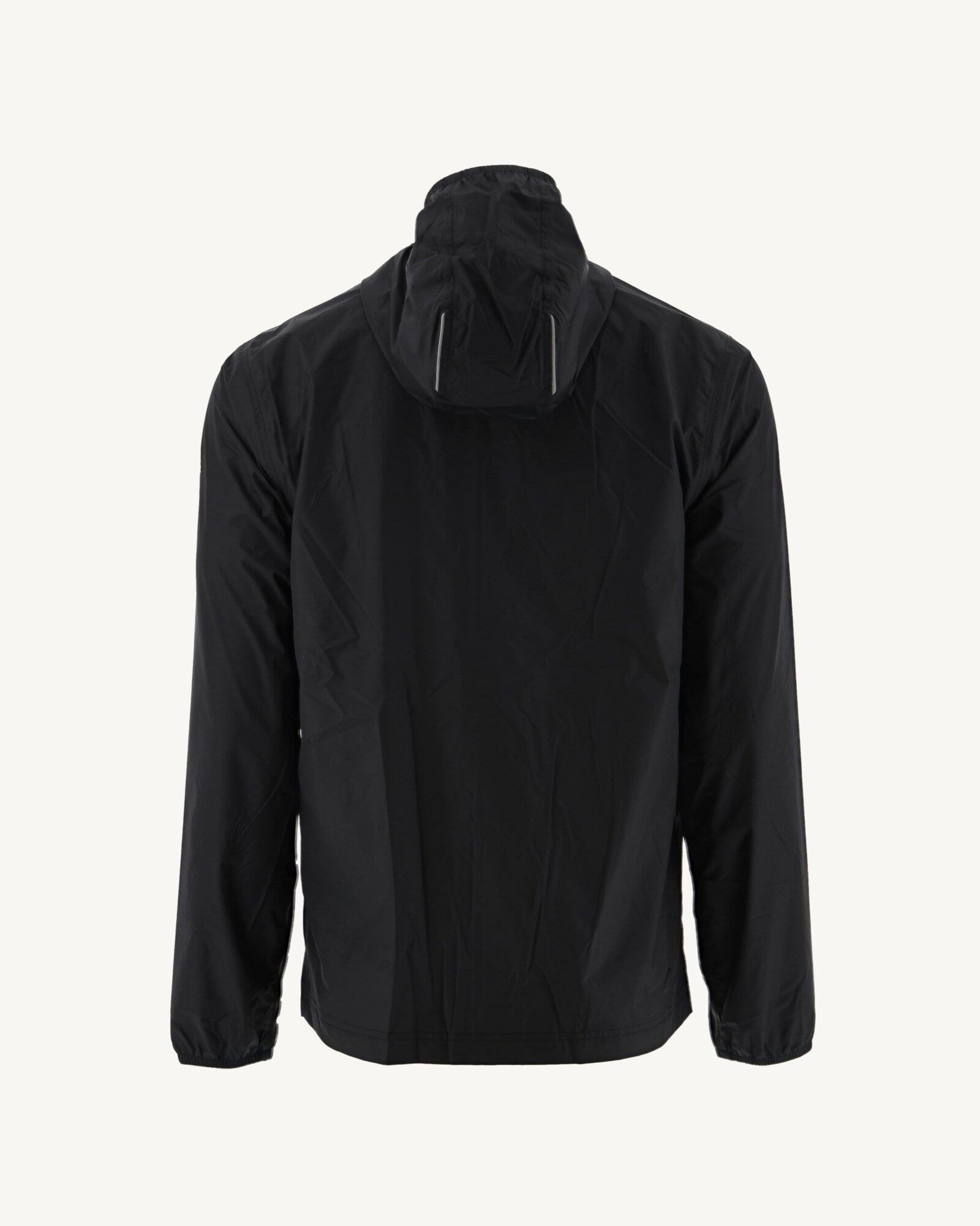 Imperméable à capuche paquetable Noir Manille