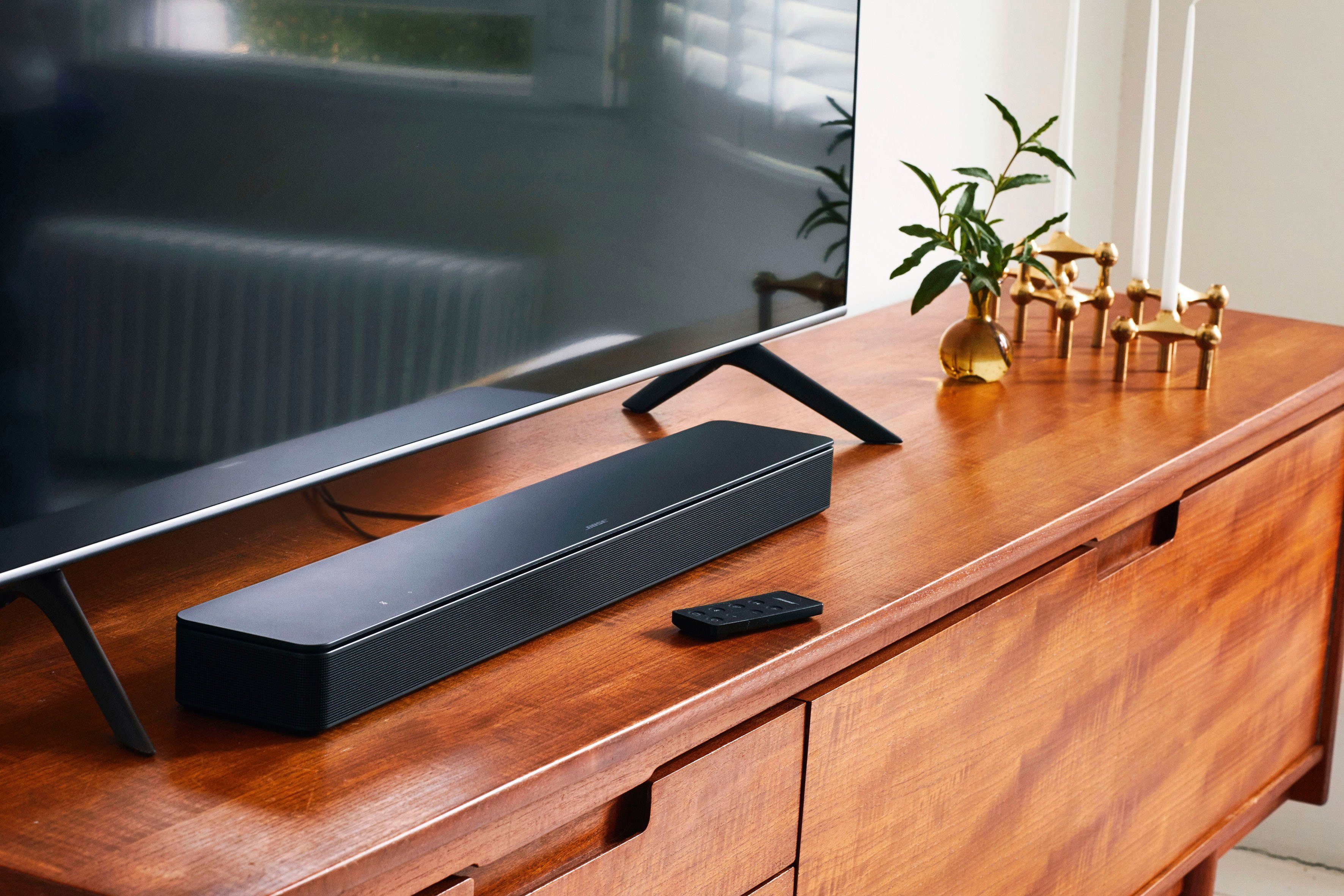 Bose Smart Soundbar 300 Soundbar (Bluetooth, WLAN, Multiroom, Alexa, Google Assistant, AirPlay2)
