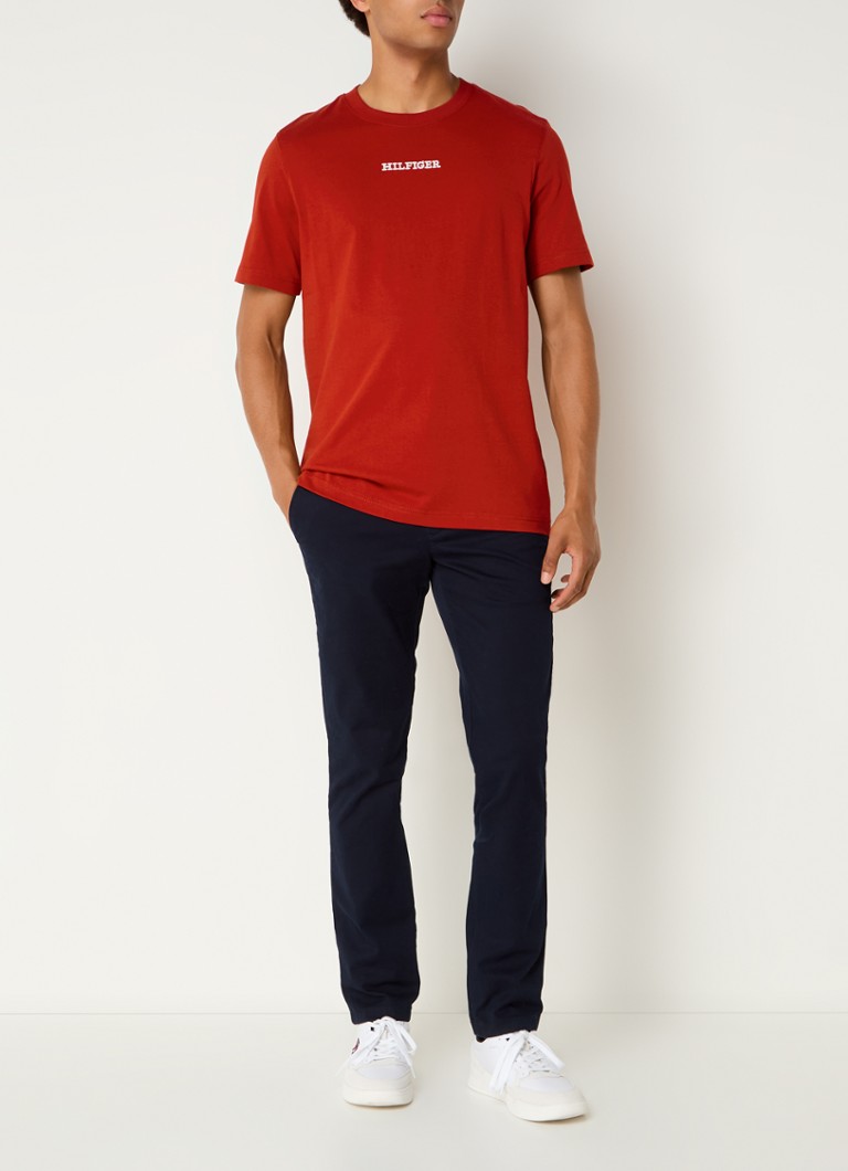 Tricou Tommy Hilfiger cu logo brodat