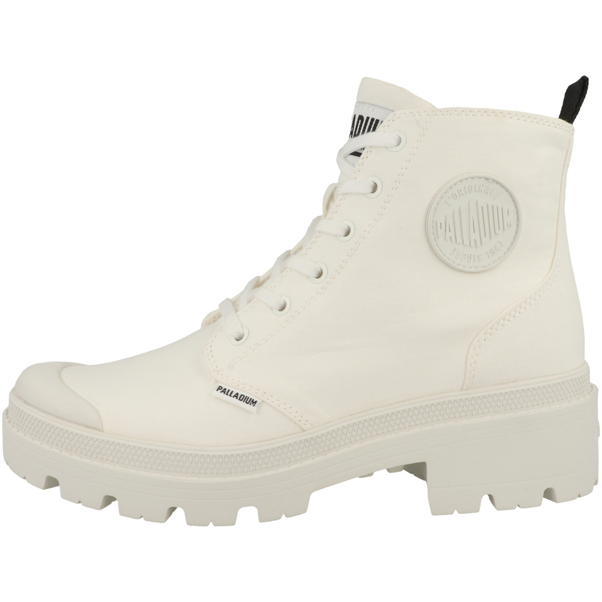 Palladium Pallabase Twill Schnürboots weiss