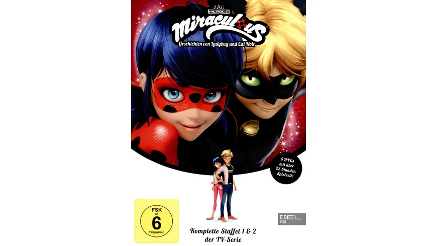 Miraculous - Staffelbox 1 + 2 DVD VK  [6 DVDs]