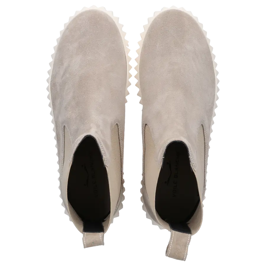 VOILE BLANCHE - Chelsea Boots BETH Veloursleder - beige
