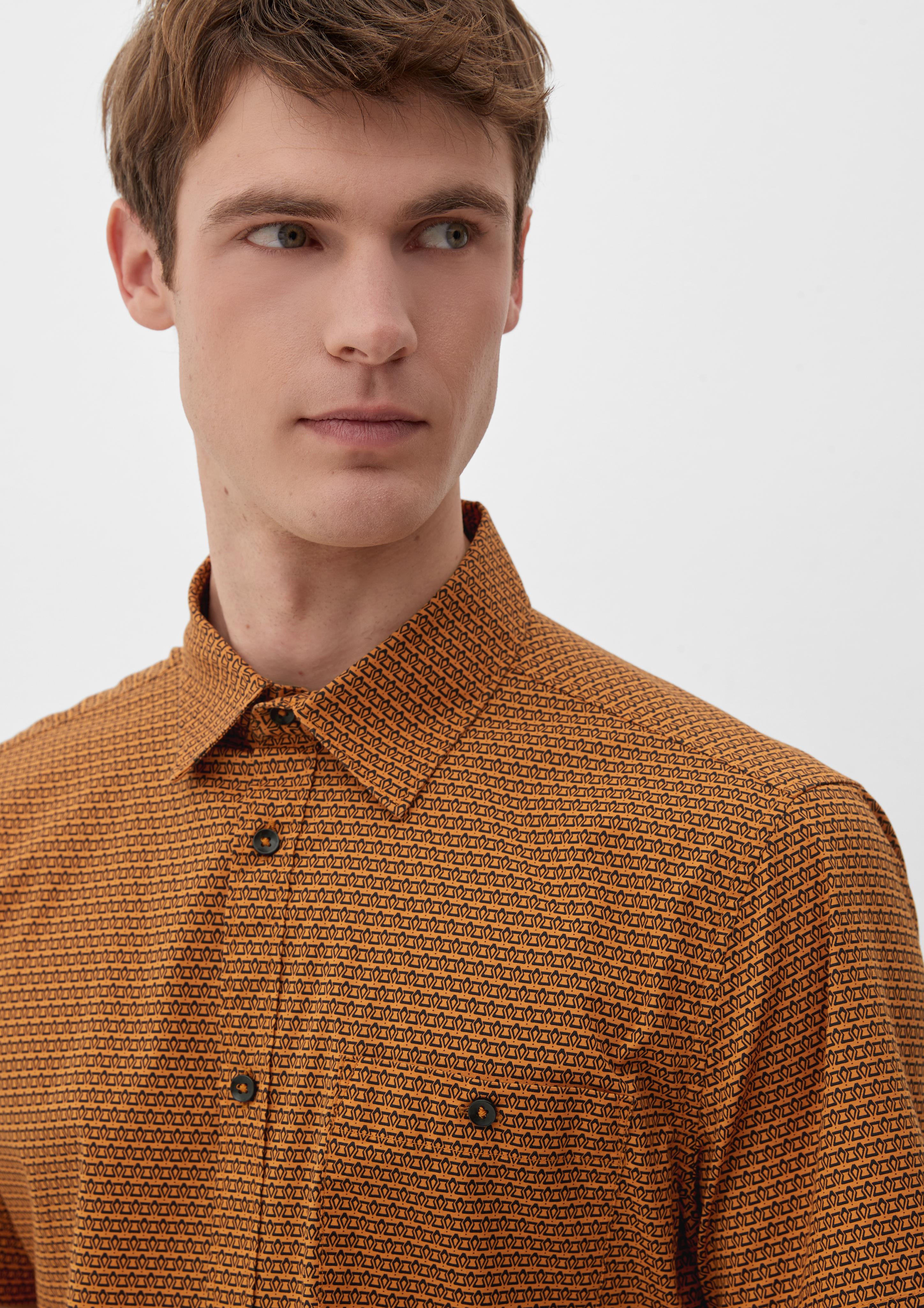 Slim Fit: Hemd mit Allover-Muster  2127473-22A5
