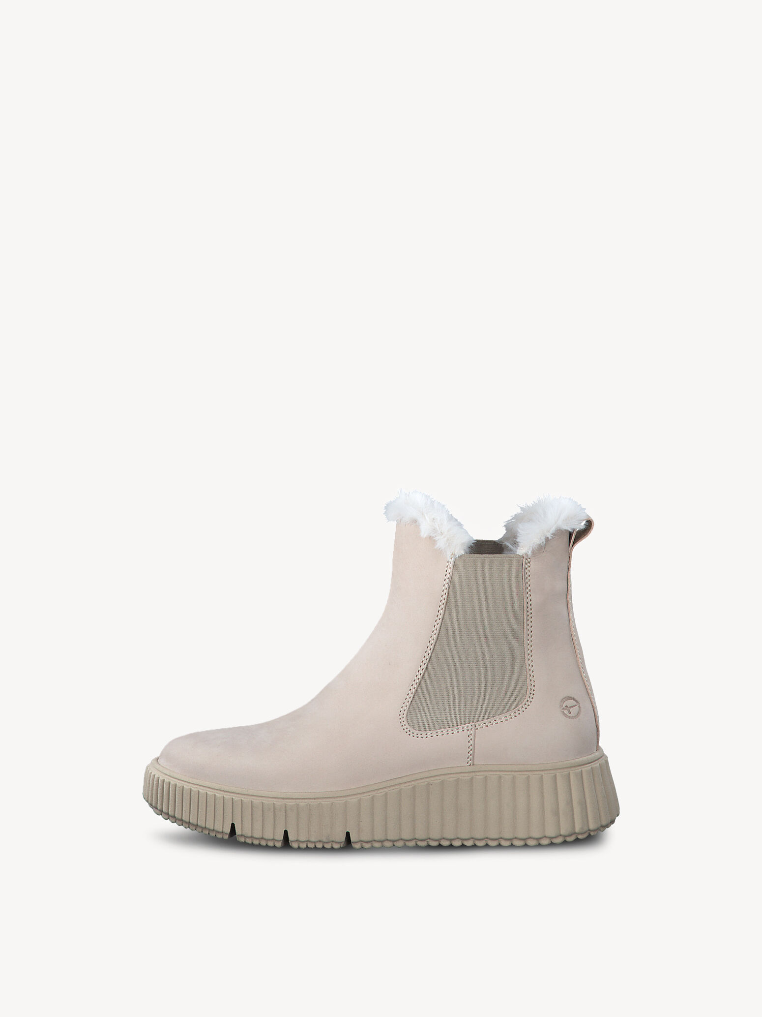 Bottine Chelsea en cuir - marron