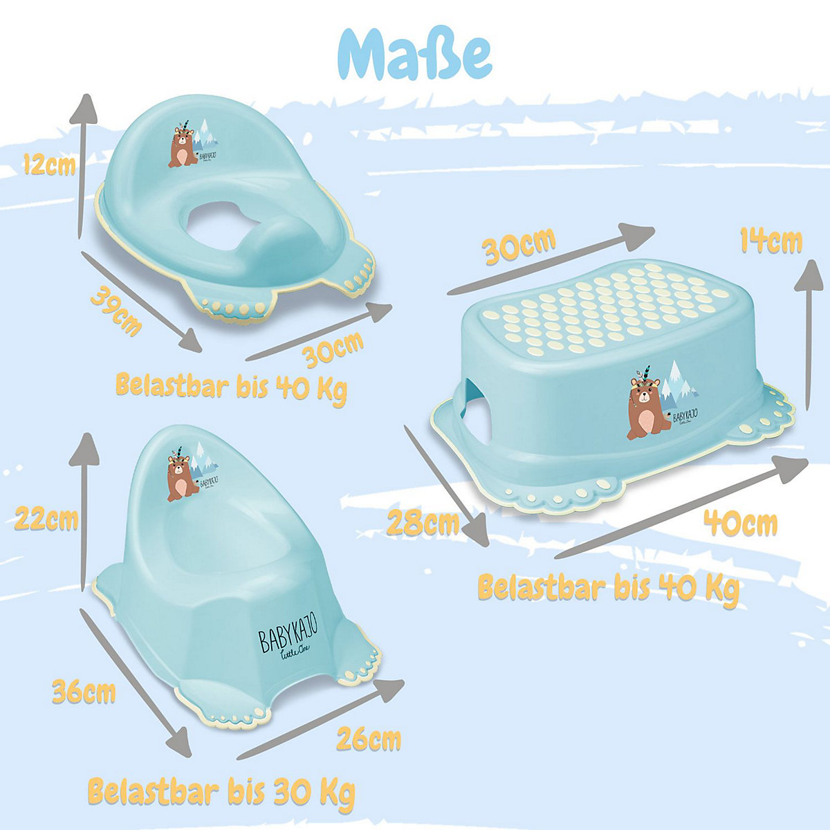 Töpfchen Set 3-Teilig