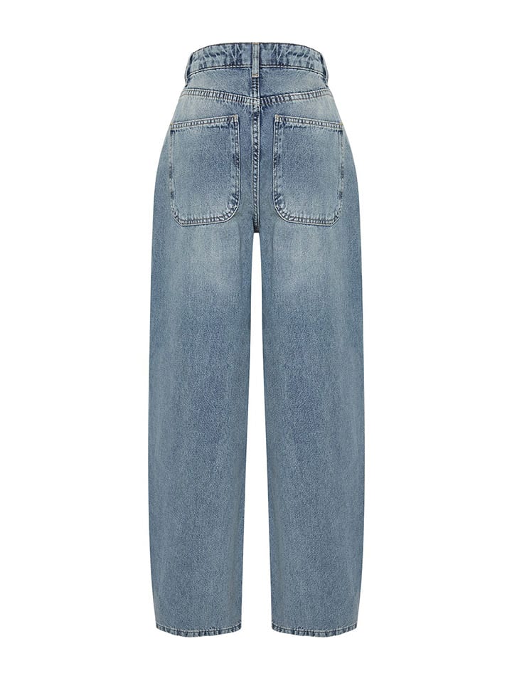 trendyol Jeans - Mom fit - in Blau günstig kaufen