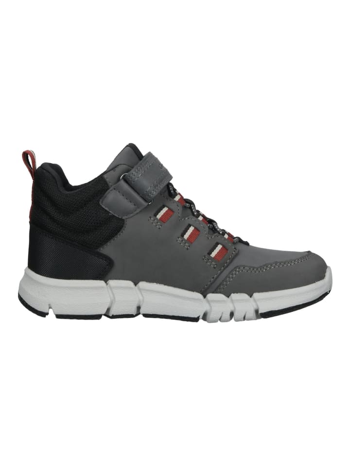 Geox Stiefelette in Grau/Rot günstig kaufen