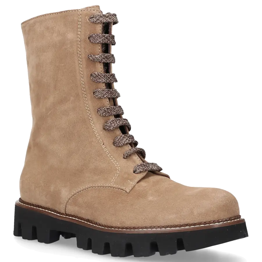 EN AVANT - Stiefeletten 0526 Veloursleder - beige