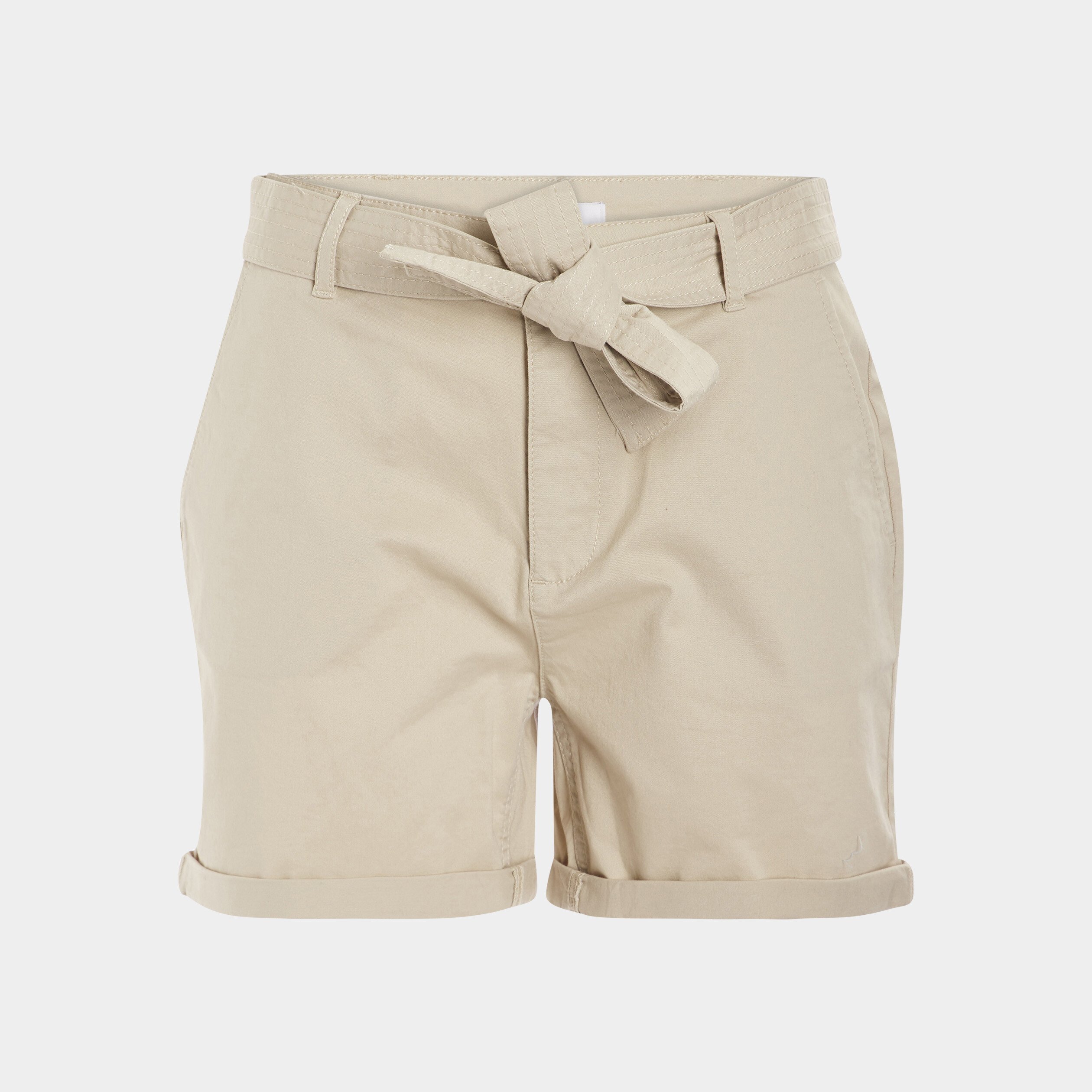 Short chino ceinturé beige femme | La Halle