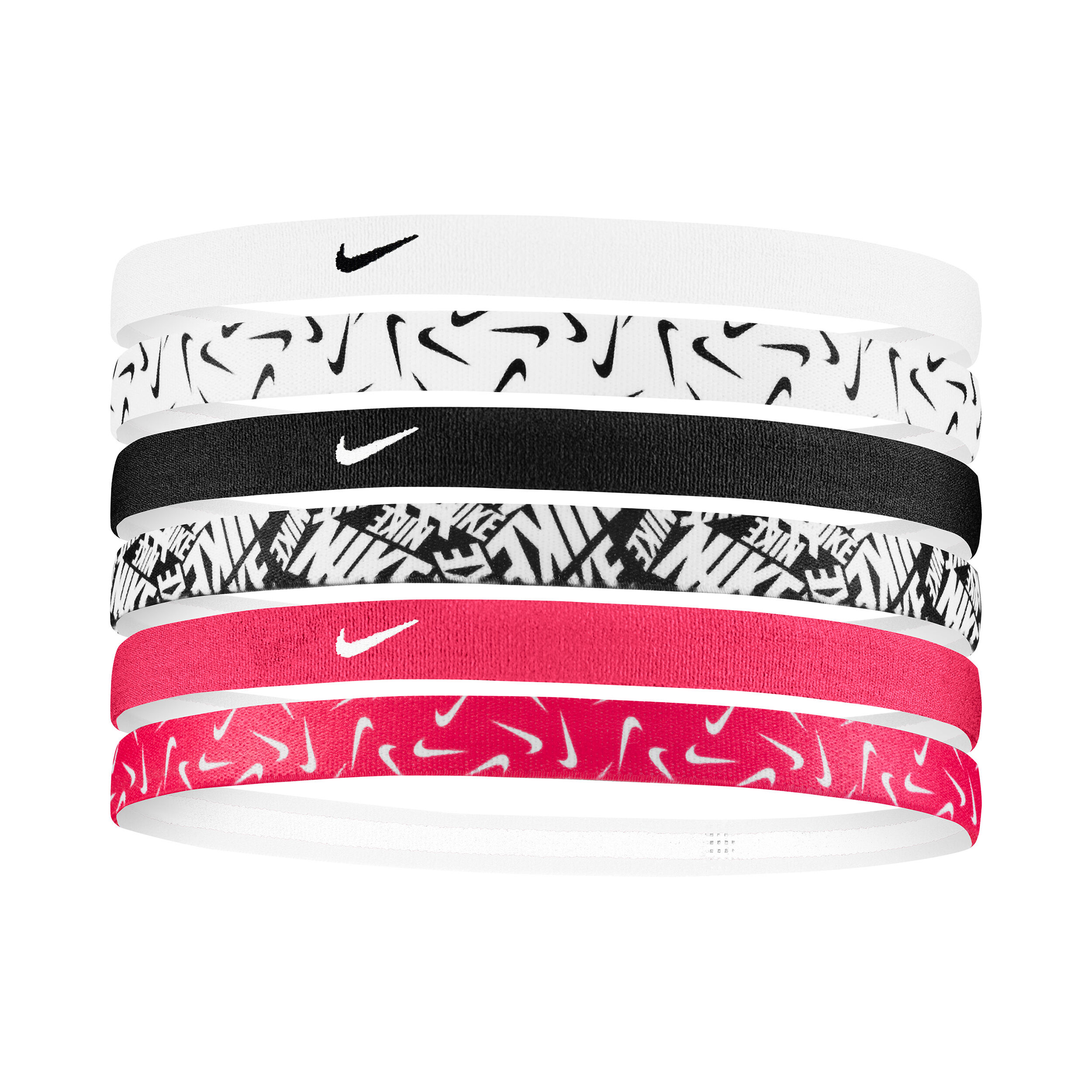 Printed Stirnband 6er Pack - Mehrfarbig