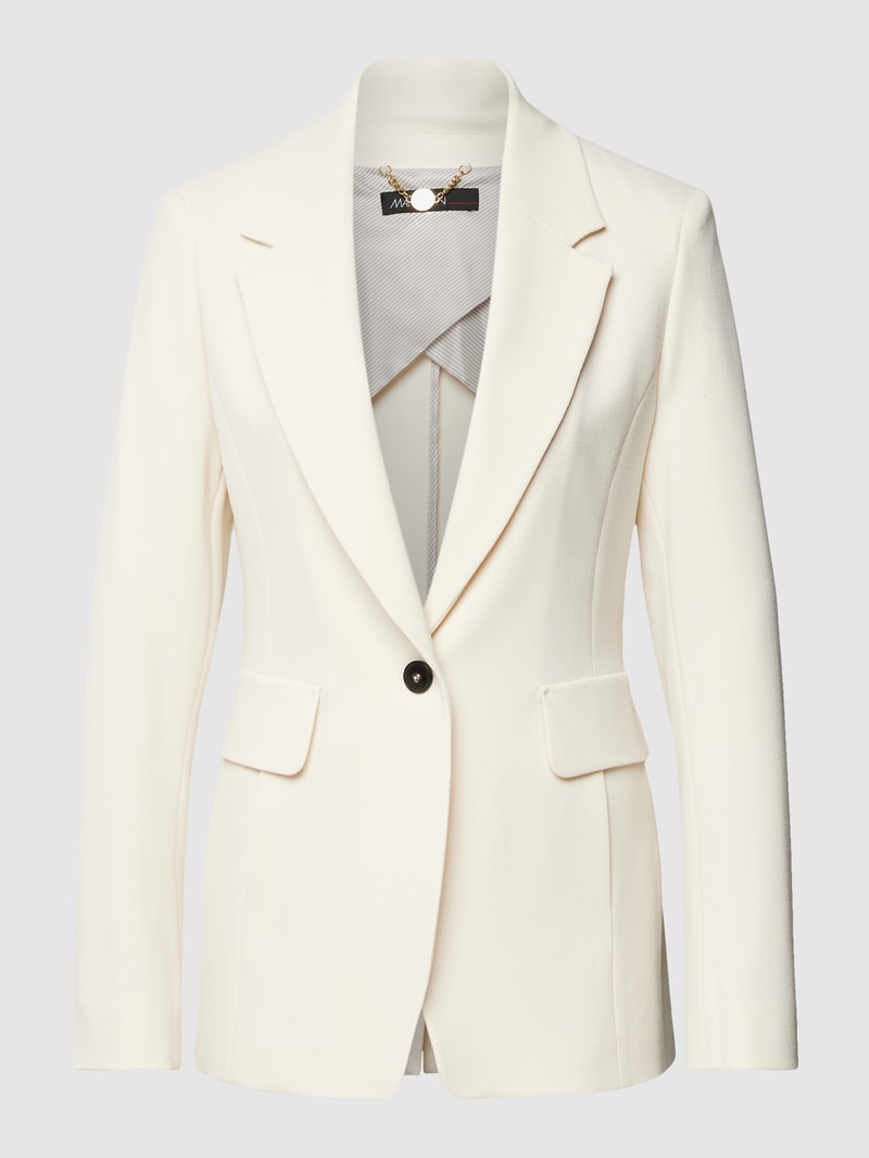 Blazer mit Reverskragen in ecru