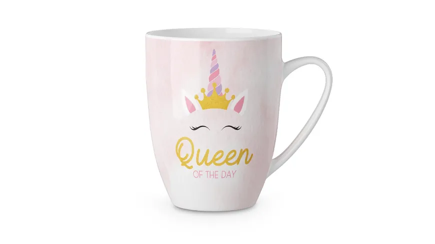 Geschenk für Dich Becher Einhorn Queen of the day 0,25l