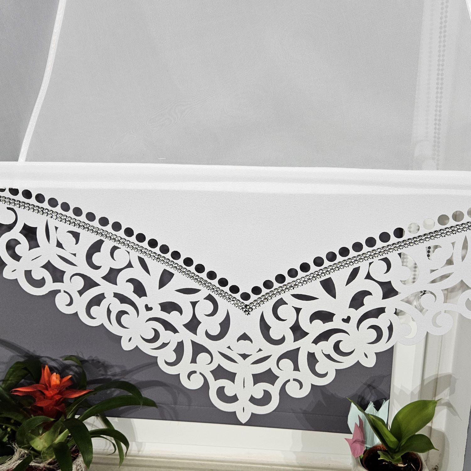 Schiebegardine 2er V Panel Voile, Gardinen by Justyna, Kräuselband (2 St), transparent, Modern, Panelgardine, Paneele, Fertiggardine, Scheibengardine, Fensterdeko