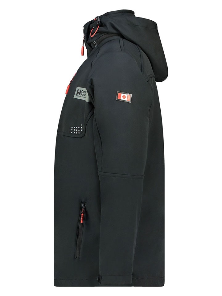 Canadian Peak Softshelljacke in Schwarz günstig kaufen