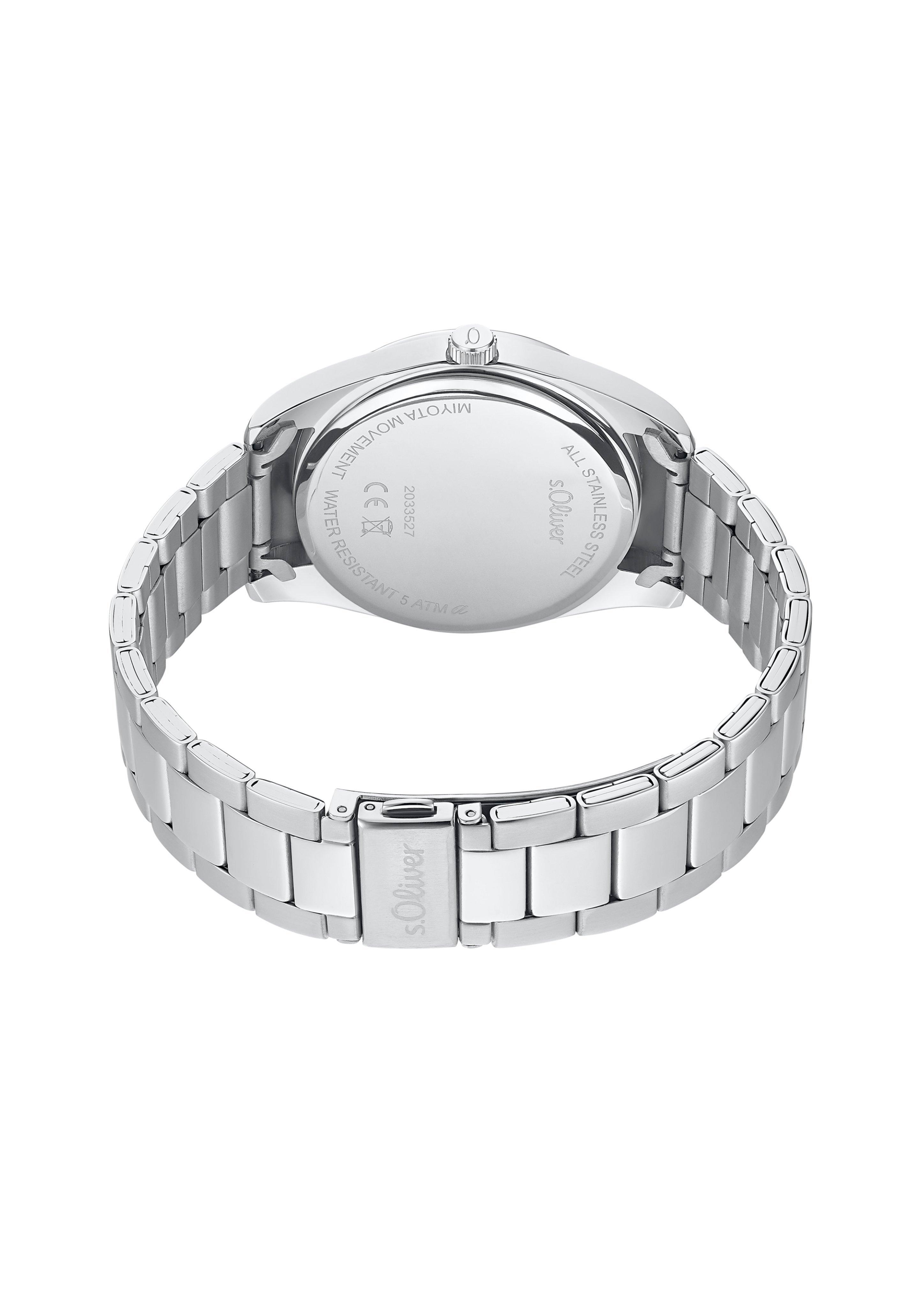 Klassische Edelstahluhr mit Gliederarmband  6006351-92B0