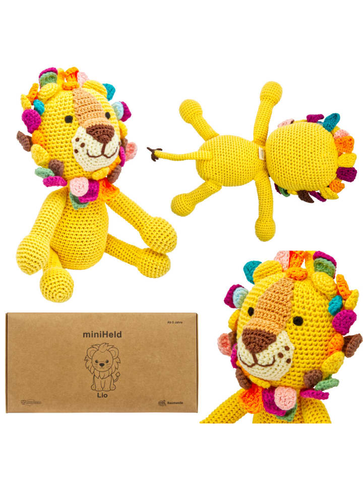 miniHeld Handgestrickter Löwe 
